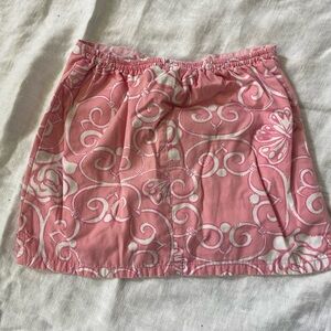 Lilly Pulitzer Pink Mini Skirt
